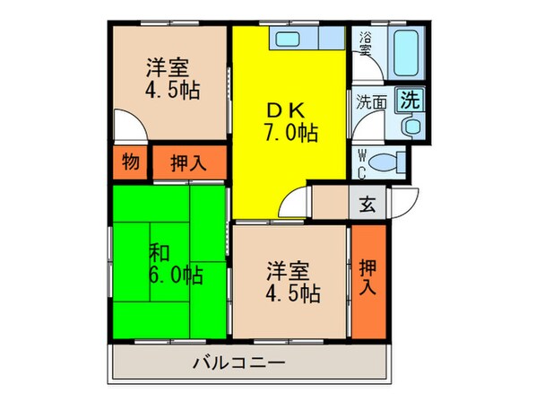 リバーコートの物件間取画像